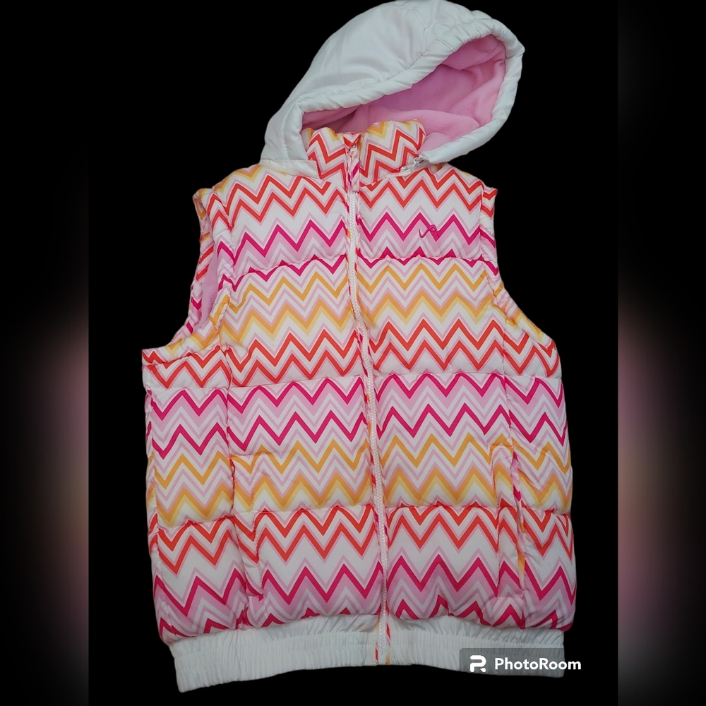 Vertical'9 puffer winter vest girls XL 16